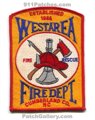Westarea Fire Rescue Department Cumberland County Patch (North Carolina)
Scan By: PatchGallery.com
Keywords: dept. co. established 1955