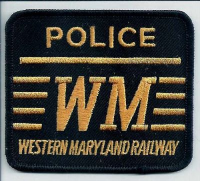 Western Maryland Railway Police
Thanks to EmblemAndPatchSales.com for this scan.
Keywords: maryland wm