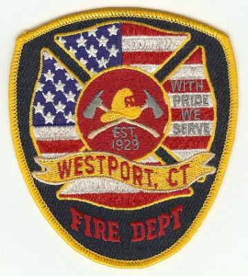 Westport Fire Dept
Thanks to PaulsFirePatches.com for this scan.
Keywords: connecticut department