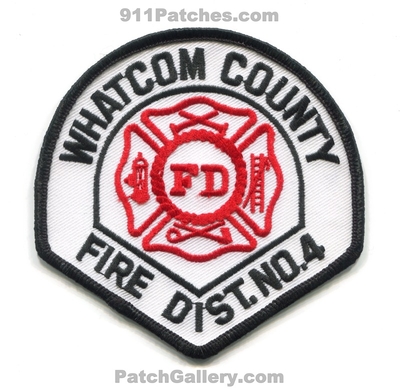 Whatcom County Fire District 4 Patch (Washington)
Scan By: PatchGallery.com
Keywords: co. dist. number no. #4 department dept.