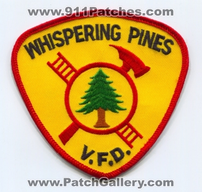 Whispering Pines Volunteer Fire Department Patch (South Carolina)
Scan By: PatchGallery.com
Keywords: vol. dept. vfd v.f.d.