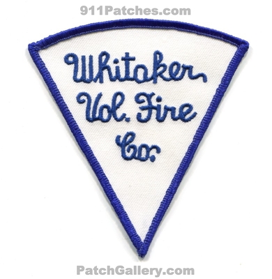 Whitaker Volunteer Fire Company Patch (Pennsylvania)
Scan By: PatchGallery.com
Keywords: vol. co. department dept.
