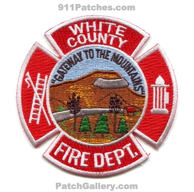 White County Fire Department Patch (Georgia)
Scan By: PatchGallery.com
Keywords: co. dept. gateway to the mountains