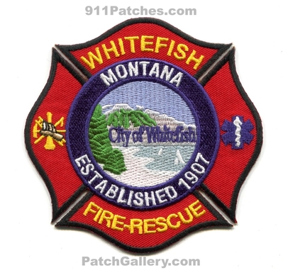 Whitefish Fire Rescue Department Patch (Montana)
Scan By: PatchGallery.com
Keywords: city of dept. established 1907
