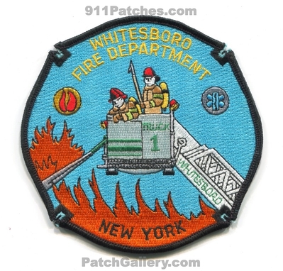 Whitesboro Fire Department Truck 1 Patch (New York)
Scan By: PatchGallery.com
Keywords: dept. company co. station