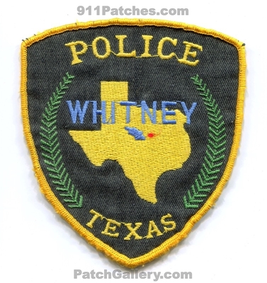 Whitney Police Department Patch (Texas)
Scan By: PatchGallery.com
Keywords: dept.