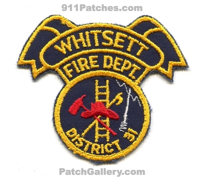Whitsett Fire Department District 31 Patch (North Carolina)
Scan By: PatchGallery.com
Keywords: dept. dist.
