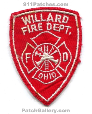 Willard Fire Department Patch (Ohio)
Scan By: PatchGallery.com
Keywords: dept.