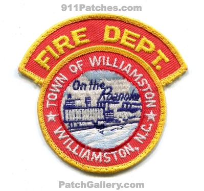 Williamston Fire Department Patch (North Carolina)
Scan By: PatchGallery.com
Keywords: town of dept.