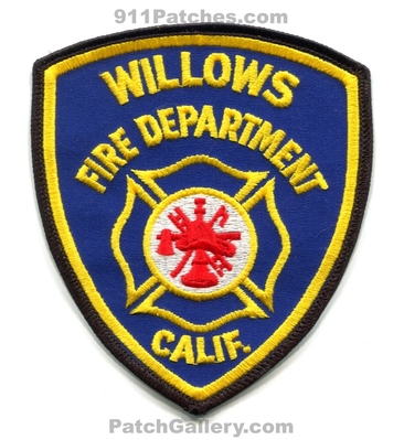 Willows Fire Department Patch (California)
Scan By: PatchGallery.com
Keywords: dept. calif.