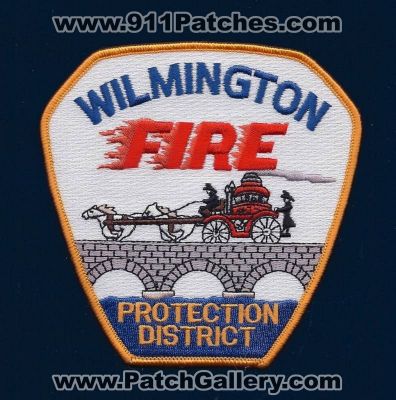 Wilmington Fire Protection District (Illinois)
Thanks to PaulsFirePatches.com for this scan. 
Keywords: department dept.