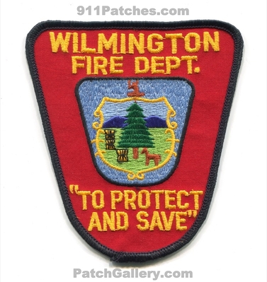Wilmington Fire Department Patch (Vermont)
Scan By: PatchGallery.com
Keywords: dept. "to protect and save"