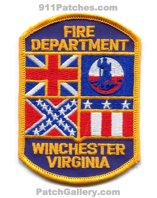 Winchester Fire Department Patch (Virginia)
Scan By: PatchGallery.com
Keywords: dept.