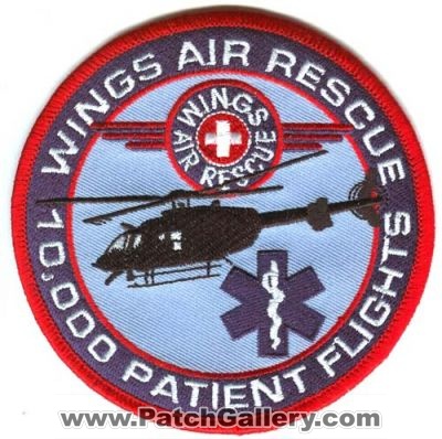 Wings Air Rescue 10,000 Patient Flights (Tennessee)
Scan By: PatchGallery.com
Keywords: ems air medical helicopter ambulance 10000
