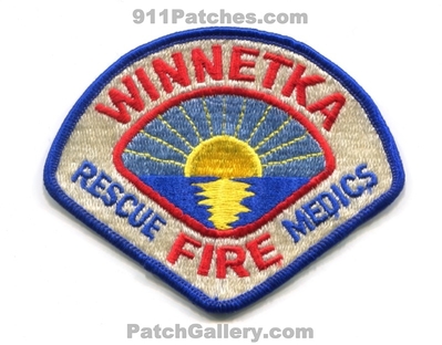 Winnetka Fire Department Rescue Medics Patch (Illinois)
Scan By: PatchGallery.com
Keywords: dept. paramedics ems
