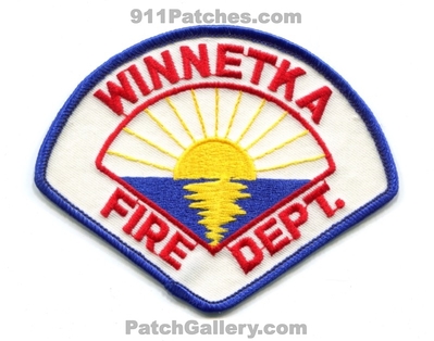 Winnetka Fire Department Patch (Illinois)
Scan By: PatchGallery.com
