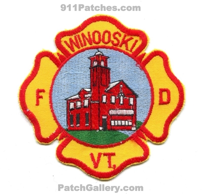 Winooski Fire Department Patch (Vermont)
Scan By: PatchGallery.com
Keywords: dept. fd vt.
