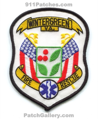 Wintergreen Fire Rescue Department Patch (Virginia)
Scan By: PatchGallery.com
Keywords: dept.
