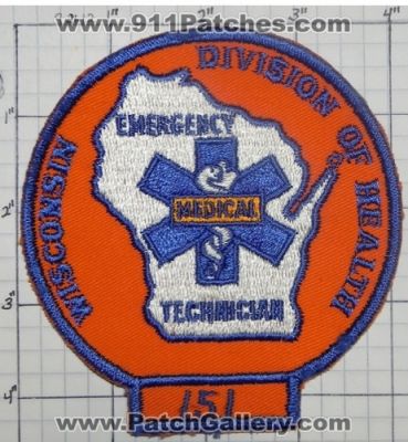 Wisconsin State EMT 151 (Wisconsin)
Thanks to swmpside for this picture.
Keywords: emergency medical technician services ems division of health