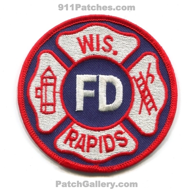 Wisconsin Rapids Fire Department Patch (Wisconsin)
Scan By: PatchGallery.com
Keywords: dept.
