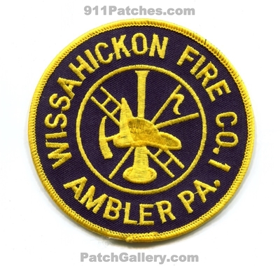 Wissahickon Fire Company 1 Ambler Patch (Pennsylvania)
Scan By: PatchGallery.com
Keywords: co. number no. #1 department dept.
