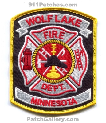 Wolf Lake Fire Department Patch (Minnesota)
Scan By: PatchGallery.com
Keywords: dept.