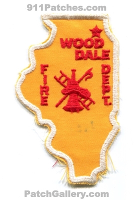 Wood Dale Fire Department Patch (Illinois) (State Shape)
Scan By: PatchGallery.com
Keywords: dept.