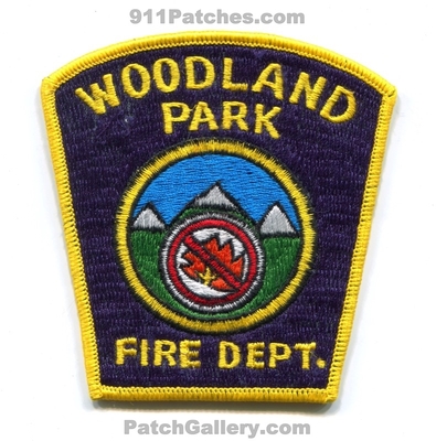 Woodland Park Fire Department Patch (Colorado)
Scan By: PatchGallery.com
Keywords: dept.