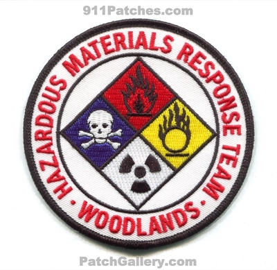 Woodlands Fire Department Hazardous Materials Response Team Patch (Texas)
Scan By: PatchGallery.com
Keywords: dept. hazmat haz-mat hmrt
