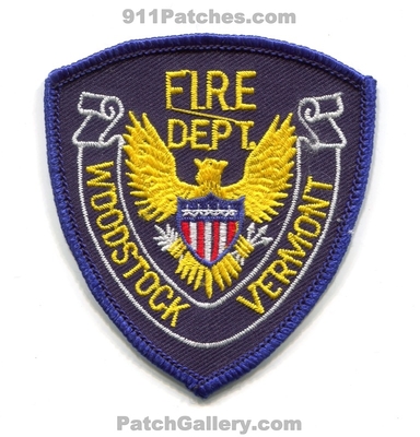 Woodstock Fire Department Patch (Vermont)
Scan By: PatchGallery.com
Keywords: dept.