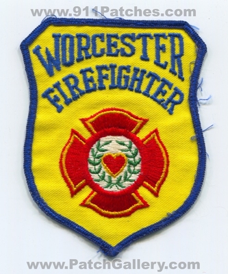 Worcester Fire Department Firefighter Patch (Massachusetts)
Scan By: PatchGallery.com
Keywords: dept. ff