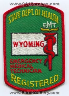 Wyoming State Department of Health Registered EMT (Wyoming)
Scan By: PatchGallery.com
Keywords: ems certified dept. emergency medical technician