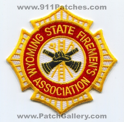 Wyoming State Firemens Association Patch (Wyoming)
Scan By: PatchGallery.com
Keywords: assn. fire department dept.