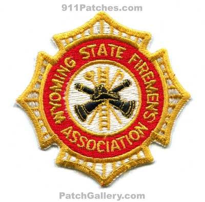 Wyoming State Firemens Association Patch (Wyoming)
Scan By: PatchGallery.com
Keywords: firemans assn. fire department dept.