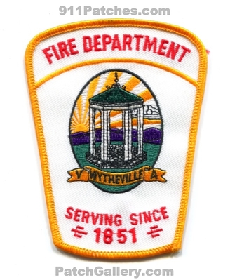Wytheville Fire Department Patch (Virginia)
Scan By: PatchGallery.com
Keywords: dept. serving since 1851