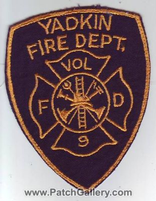 Yadkin Volunteer Fire Department (North Carolina)
Thanks to Dave Slade for this scan.
Keywords: dept fd 9