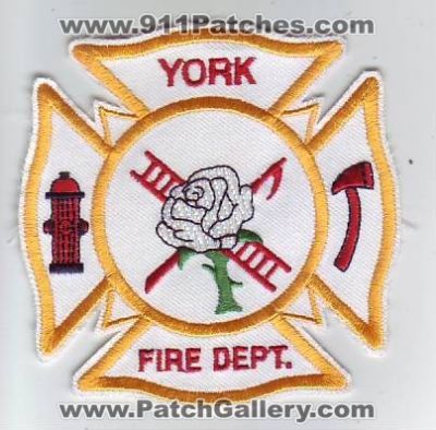 York Fire Department (South Carolina)
Thanks to Dave Slade for this scan.
Keywords: dept.