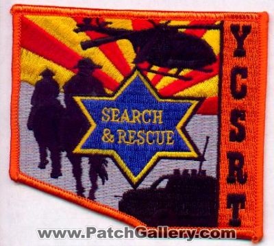 Yavapai County Search & Rescue Team
Thanks to EmblemAndPatchSales.com for this scan.
Keywords: arizona sar and ycsrt helicopter
