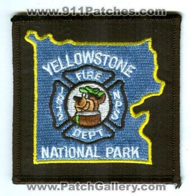 Yellowstone National Park Fire Department Patch (Wyoming)
[b]Scan From: Our Collection[/b]
Keywords: dept. nps service