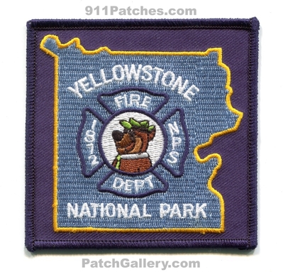 Yellowstone National Park Fire Department Patch (Wyoming)
Scan By: PatchGallery.com
Keywords: dept. nps service 1872 yogi bear