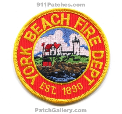 York Beach Fire Department Patch (Maine) (Lighthouse)
Scan By: PatchGallery.com
Keywords: dept. est. 1890