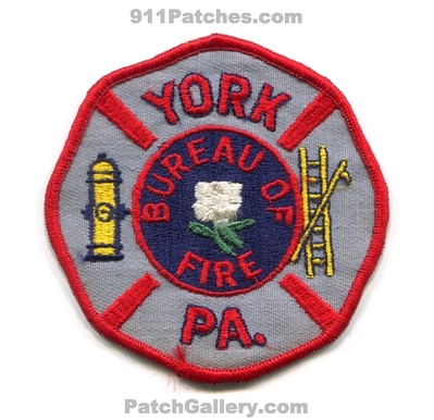 York Bureau of Fire Department Patch (Pennsylvania)
Scan By: PatchGallery.com
Keywords: dept. pa.