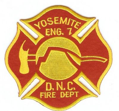 Yosemite Fire Dept Engine 7
Thanks to PaulsFirePatches.com for this scan.
Keywords: california department dnc