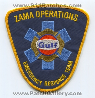 Zama Oil Field Gulf Operations Emergency Response Team ERT Patch (Canada)
Scan By: PatchGallery.com
Keywords: fire ems department dept.