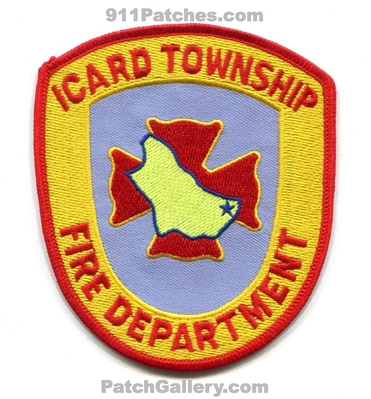 Icard Township Fire Department Patch (North Carolina)
Scan By: PatchGallery.com
Keywords: twp. dept.
