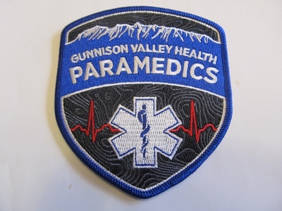 Gunnison Valley Health Paramedics EMS Patch (Colorado)
Uploaded by PatchGallery.com
Keywords: ambulance