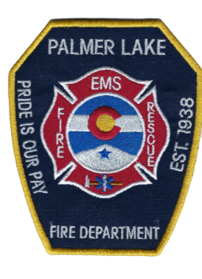 Palmer Lake Fire Department Patch (Colorado)
Thanks to diane_cars
Keywords: dept. rescue ems pride is our pay est. 1938
