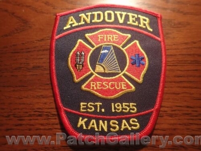 Andover Fire Rescue Department Patch (Kansas)
Thanks to Jeremiah Herderich for the picture.
Keywords: dept. est. 1955