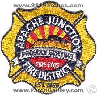 Apache Junction Fire District
Thanks to redgiant22 for this scan.
Keywords: arizona ems