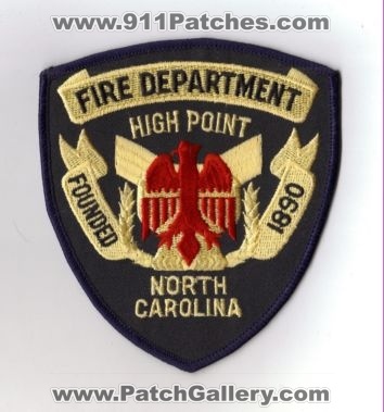 High Point Fire Department (North Carolina)
Thanks to diveresq5 for this scan.
